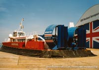 AP1-88 hovercraft promotional day by BHC -  (credit: The <a href='http://www.hovercraft-museum.org/' target='_blank'>Hovercraft Museum Trust</a>).
